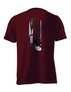 Arnott Cycles red shirt mockup